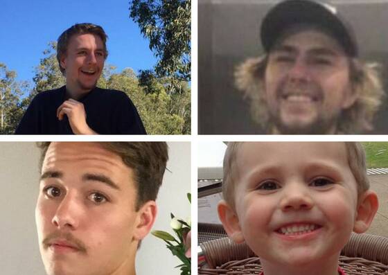 All of the people listed as missing from NSW. Pictures: AFP