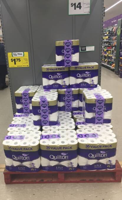 IN DEMAND: Toilet paper has become a sort after item in supermarkets.