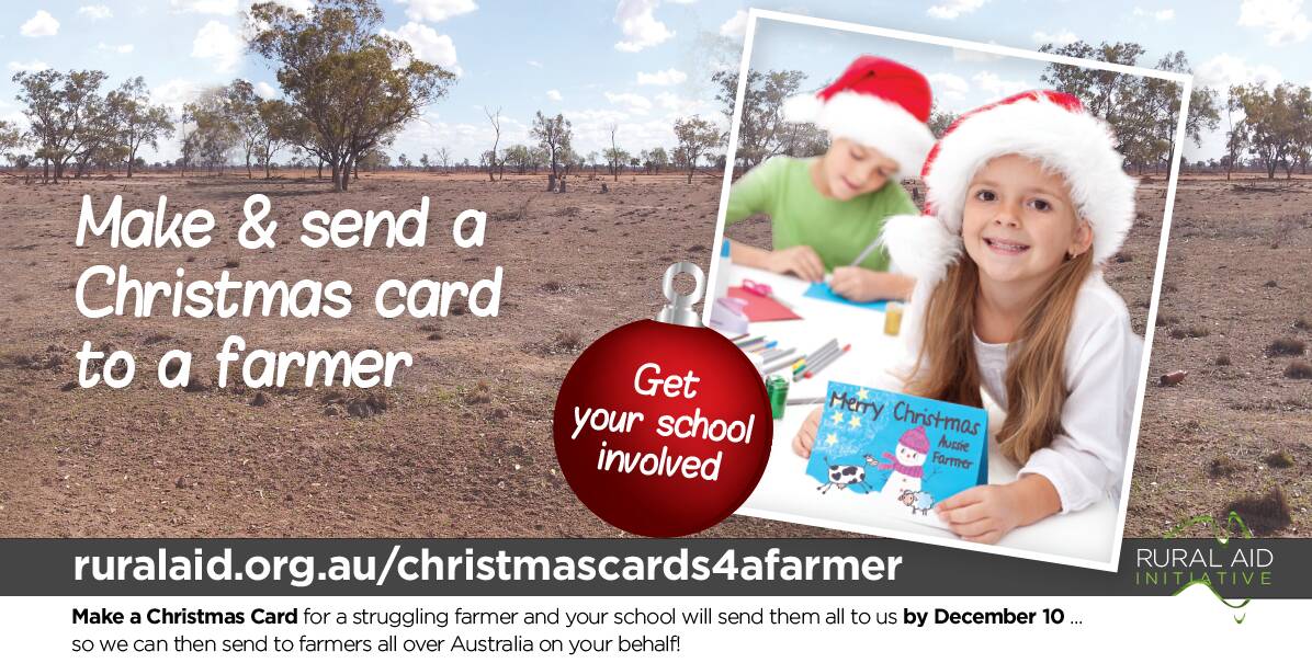 Send a Christmas card to a farmer