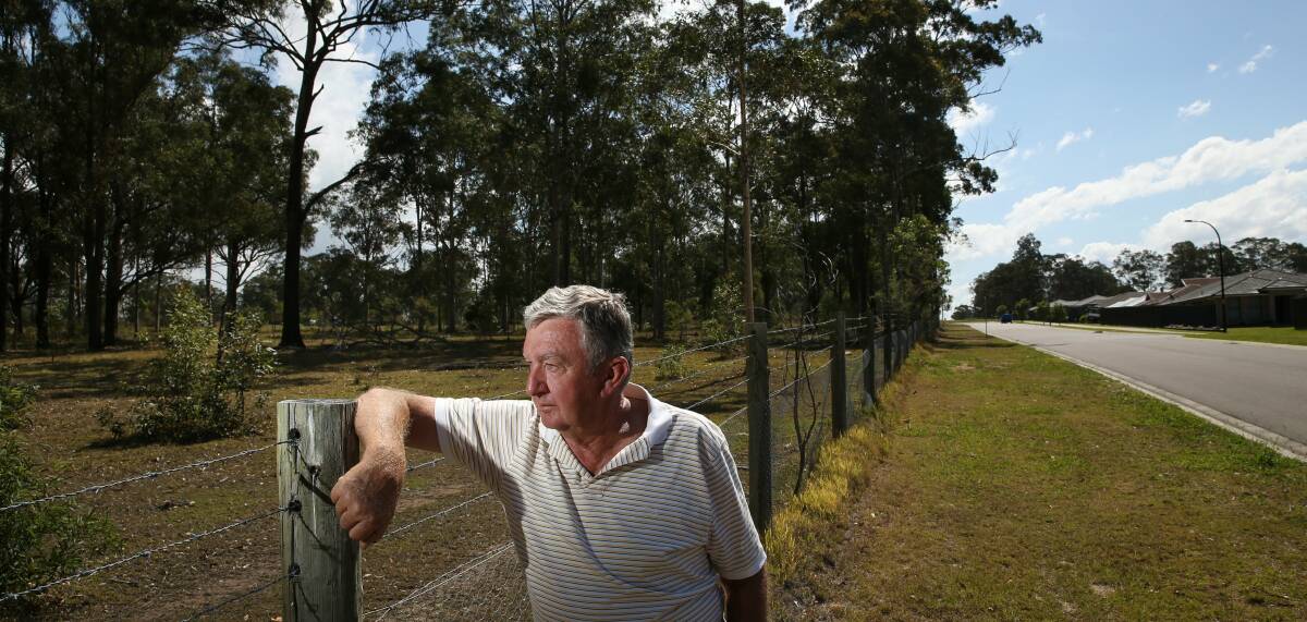PLANS: Maitland councillor Steve Procter has backed plans for a caravan park off Watergum Street in East Maitland. Picture: Max Mason-Hubers.