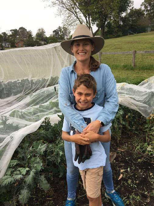 FARMING CHAPTER: Emily Baitch and her son Charlie are the newest faces at the Slow Food Earth Market Maitland in The Levee.