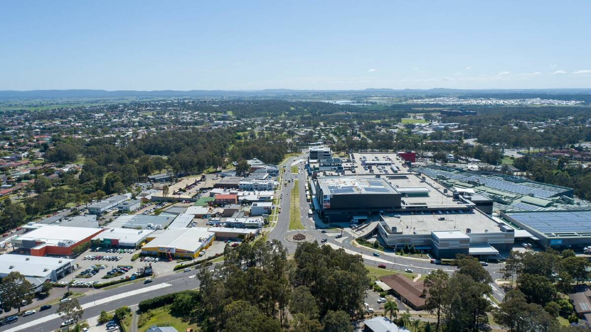 An aerial view of East Maitland. Picture supplied