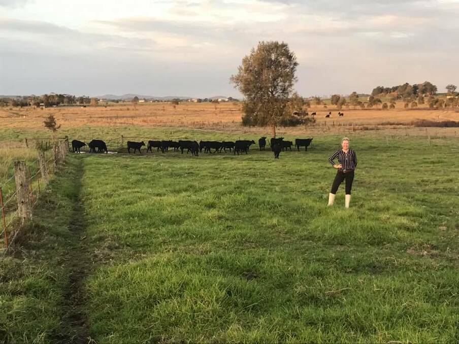 HELPING HAND: Hunter Valley Paddock to Plate owner Sarah-Jane Dunford has given a drought-stricken farmer free agistment at her property. 