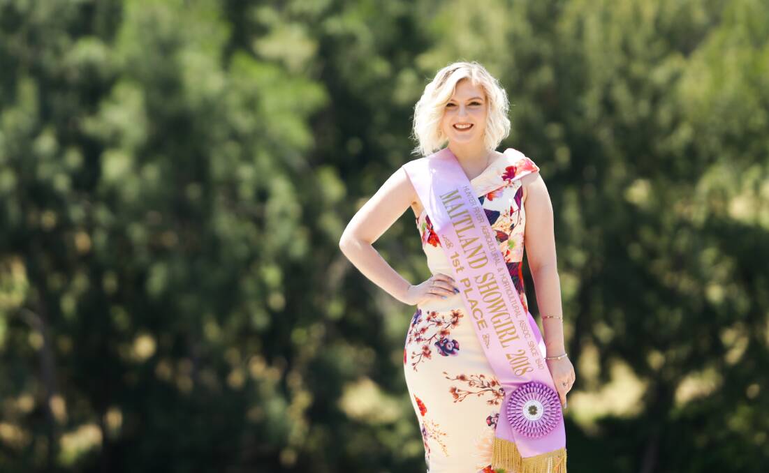 EXPERIENCE: 2018 Maitland Showgirl Caitlin Hipwell says her year as the youth ambassador for the city was a wonderful learning experience. Picture: Jonathan Carroll. 
