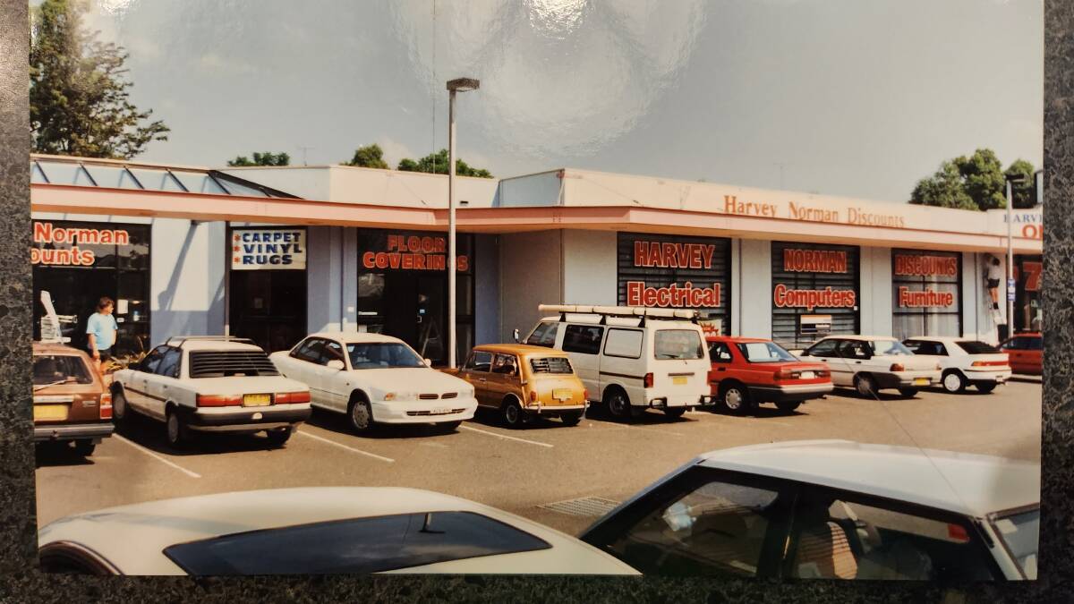 Harvey Norman at the Cinema Centre on Ken Tubman Drive. This is where Maitland's first computer superstore was created. 