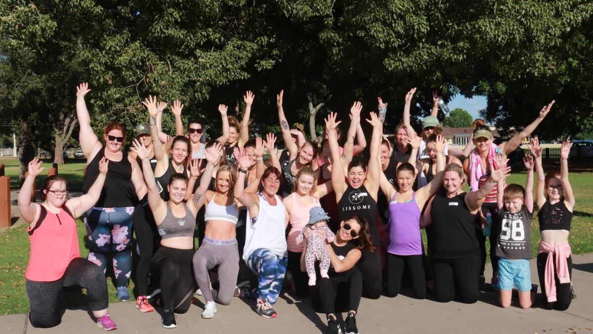 NEW YEAR, NEW YOU: Maitland women are taking advantage of the free Lissome bootcamp sessions at Maitland Park on Saturday mornings.