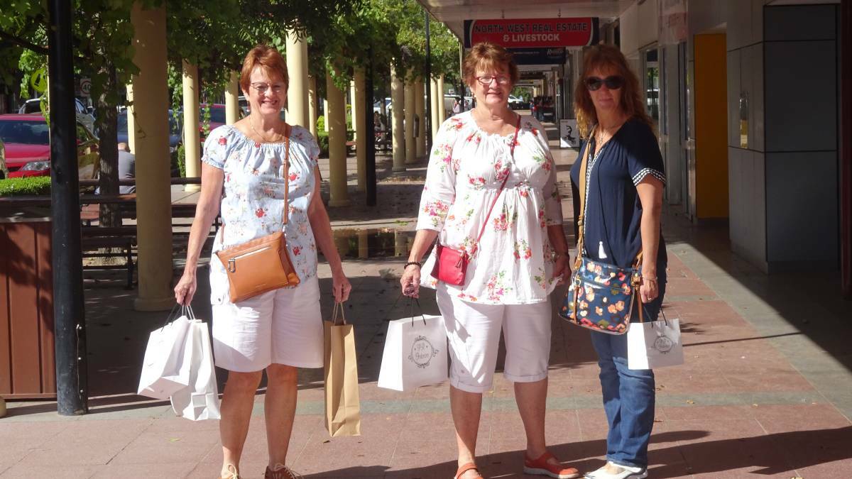 SHOP TILL YOU DROP: The We Care Road Trip supported local businesses during their time in drought-stricken towns.