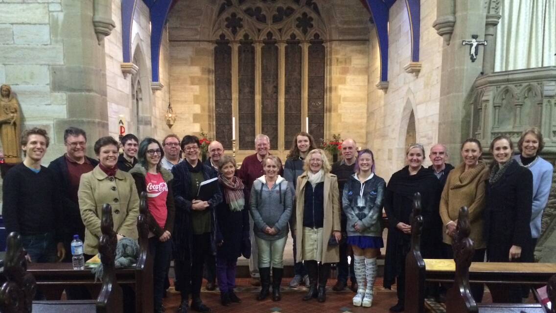READY TO SHINE: Some of the Counterpoint Choir members who will perform in Morpeth. Picture: supplied.