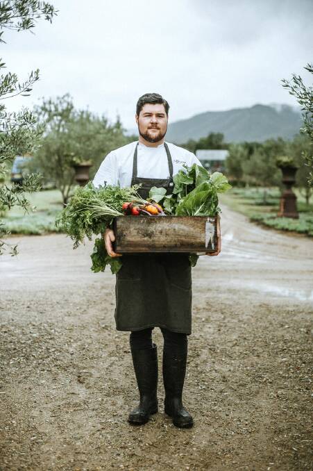 CHEF: Thomas Boyd, of Broke, is the head chef at Margan Restaurant in the Hunter Valley, which grows about 90 per cent of its own produce on one acre.
