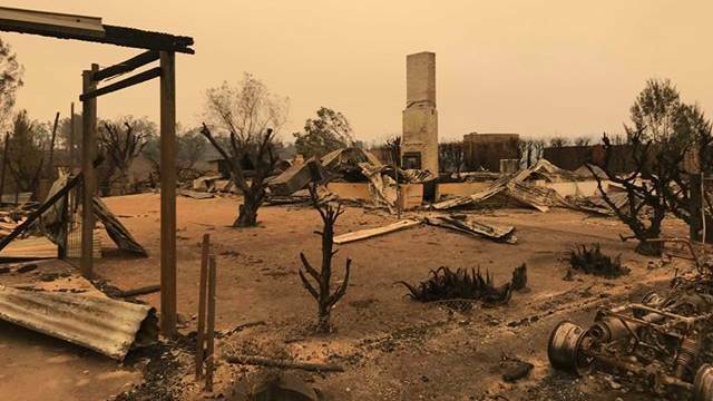 DEVASTATION: The aftermath of the bushfire that hit Wandella on the NSW South Coast. Photo: supplied.