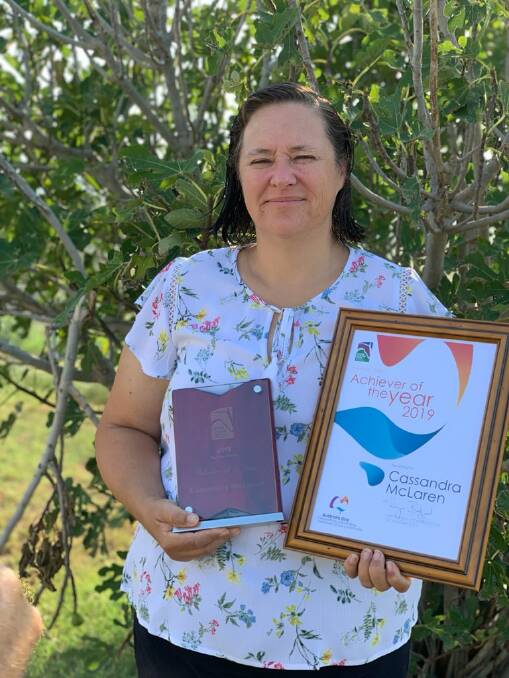 ACKNOWLEDGED: Merriwa farmer Cassandra McLaren was named Merriwa District's Achiever of the Year at the Australia Day ceremony. 