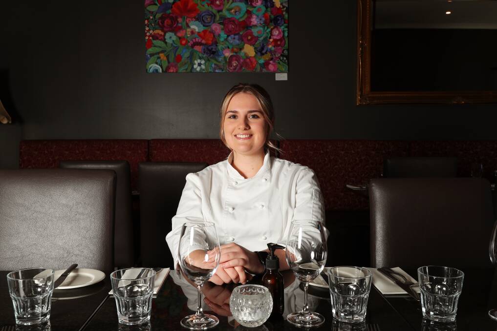 Third-year apprentice Ashleigh Handsaker at Fratelli Roma. Picture by Peter Lorimer