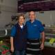 TIME TO RETIRE: Gail and Wayne Reid at their Reid's Telarah Butchery shop. Picture: Marina Neil 