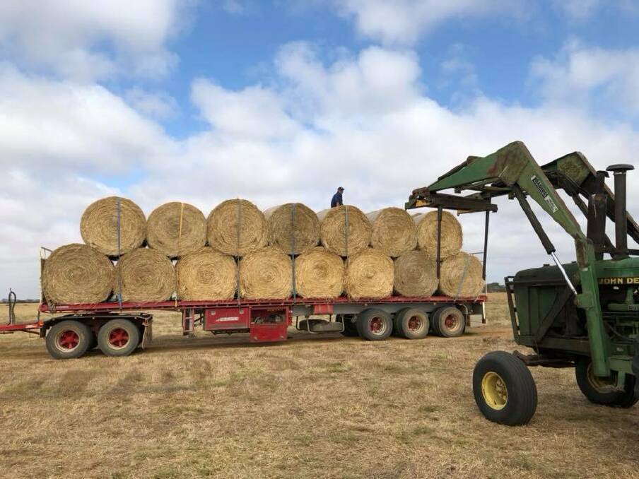 READY: Farmers Across Boarders - Hay from WA will bring 50 road trains of hay to drought-stricken farmers in NSW and Queensland. Picture: supplied