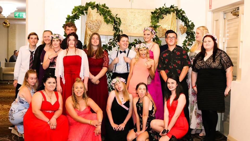 DRESSED TO IMPRESS: Special needs students enjoyed their year 10 formal at Monte Pio on Friday night after the community rallied together to make it a night to remember. Picture: Danielle Keith Photography