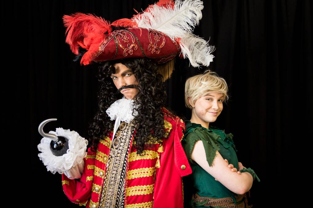 ADVENTURE AWAITS: Luke Barker will play Captain Hook and Imogen Bamback will star as Peter Pan in Hunter Drama's junior broadway production of Peter Pan.