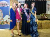 CONTEST: Amy Newton, runner-up Tatjana Reid, Maitland Young Woman 2022 Jaslyn Walters and Gemalla de Beuzeville-Howarth. Picture: supplied