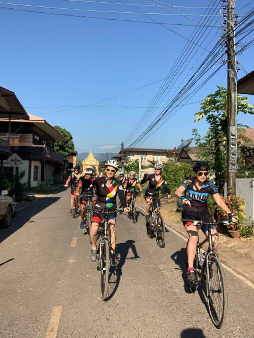RIDE: A glimpse of a previous bike ride to help orphaned children overseas.