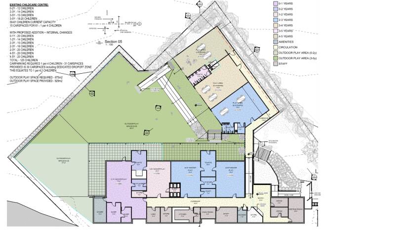 The proposed floor plan. Picture supplied 