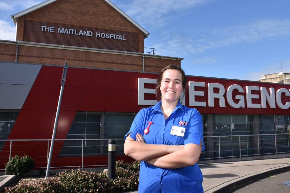 INSPIRING: Maitland Grossmann High School student Lucy Allen is on her way to becoming a palliative care nurse. 