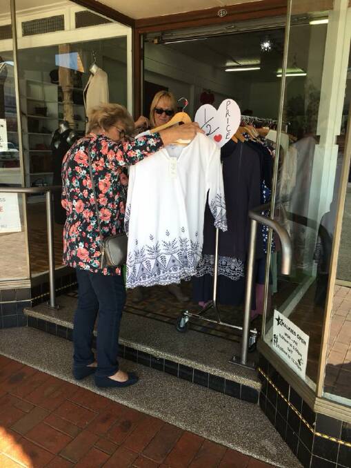 BOOST: Shopping in Coonabarabran gave retailers a helping hand. 