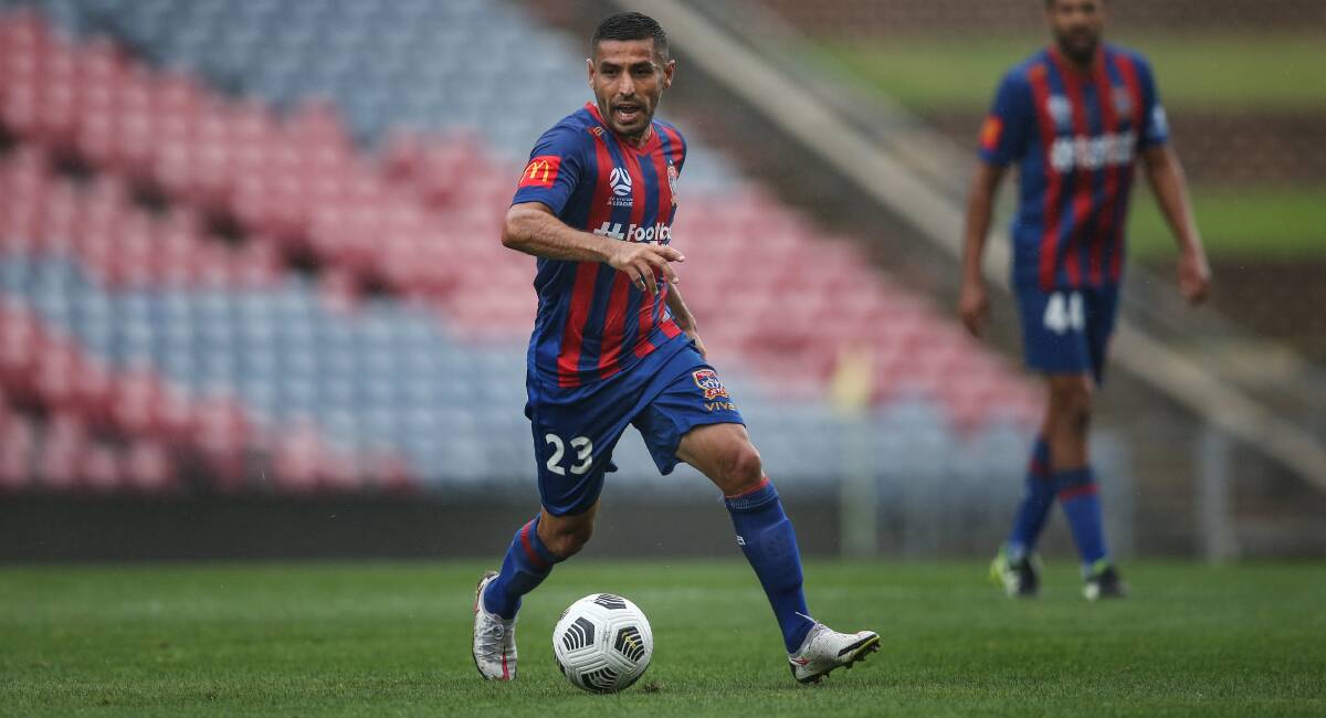 BOOTS AND ALL: Ali Abbas hopes to earn a contract with the Jets.