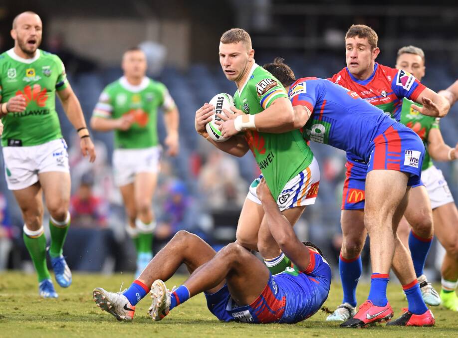 Knights v Raiders: Pictures: NRL Imagery