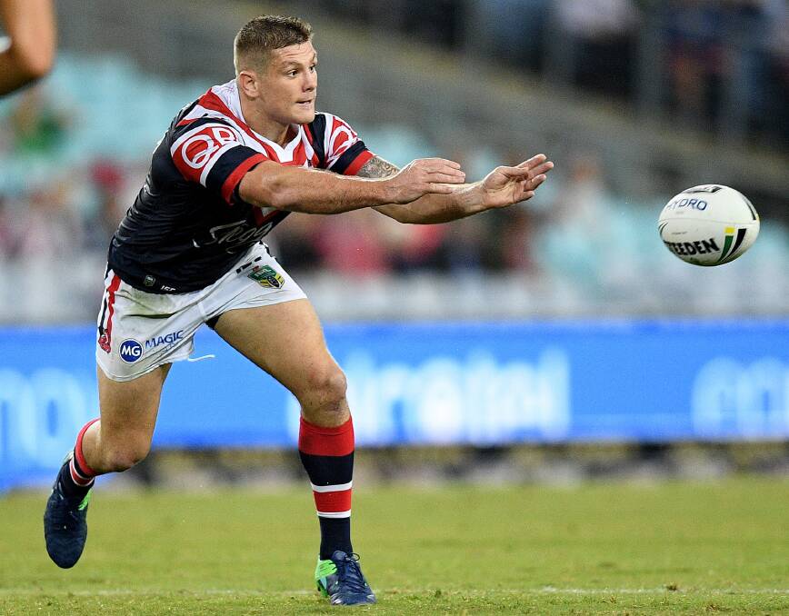 Paul Carter in action for the Roosters. Picture: AAP Image