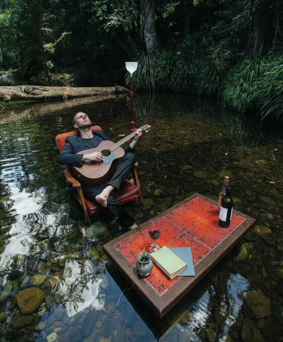 FLOATING: Dave Wells has fought through a number of obstacles to realise his dream of releasing his debut album.