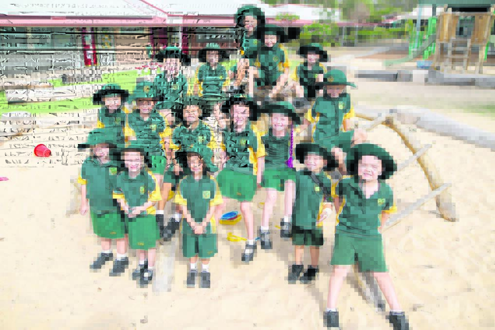 NEWBIES: Kindergarten kids from Thornton Public School are among those featured in the Kinders and Captains 2018 special publication.