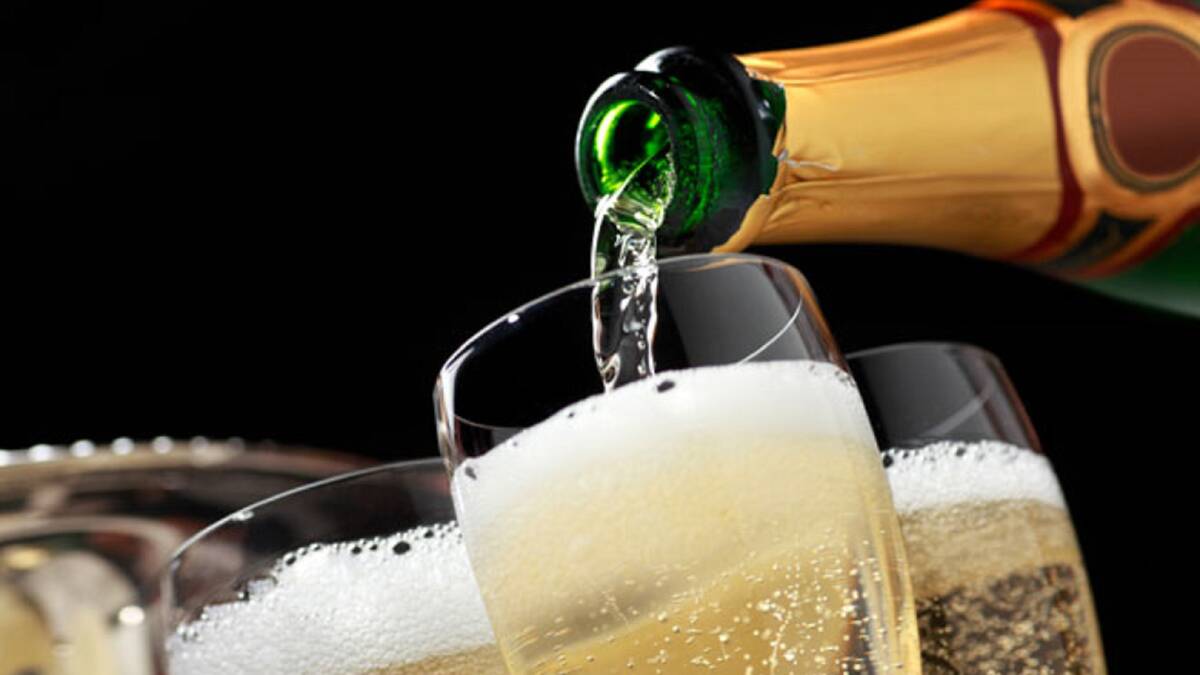 Sure, there's bubbly. Picture: Shutterstock