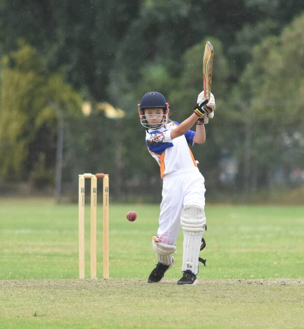 COVER DRIVE: Thornton Public School's Monique Krake in action for Hunter against McKillop at the annual NSW PSSA Zone Carnival on Wednesday morning. Picture: Sage Swinton