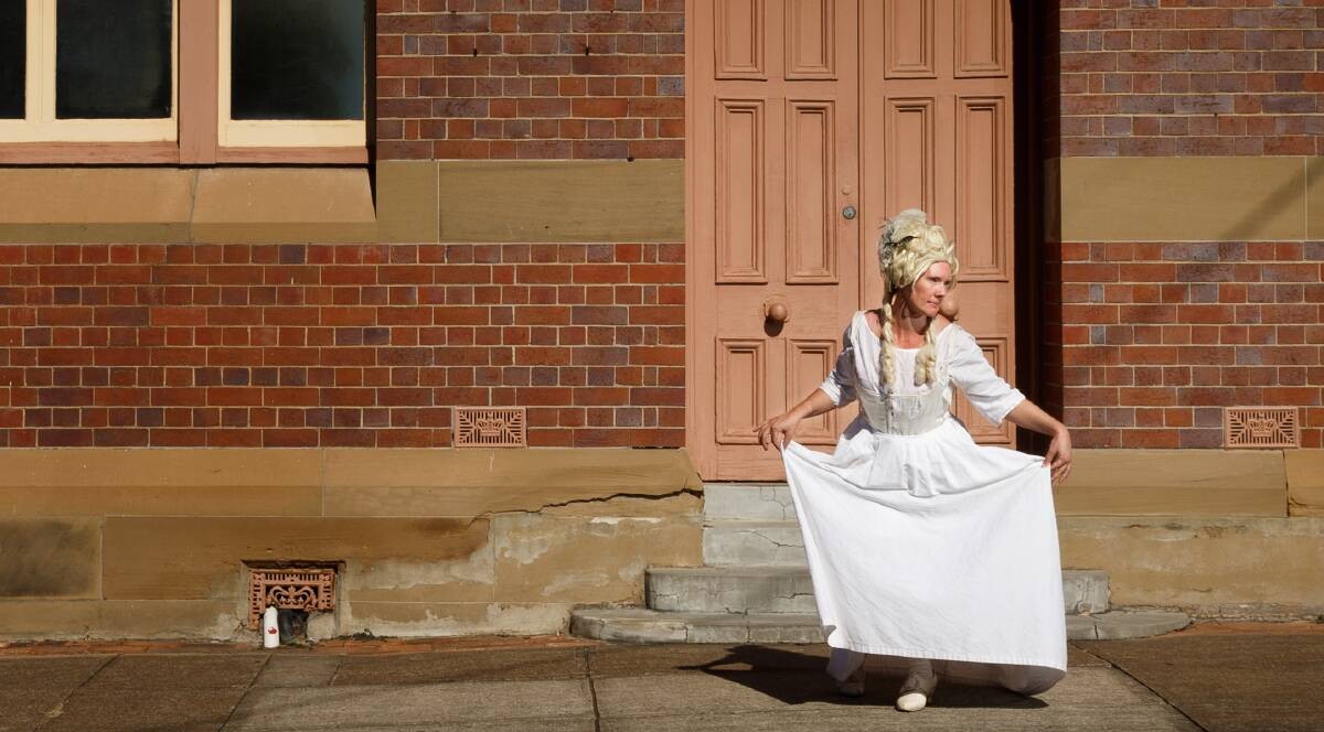 CULTURE: Helen Hopcroft outside the Lands Department building in East Maitland, where Maitland Regional Museum is hoping to establish a space.