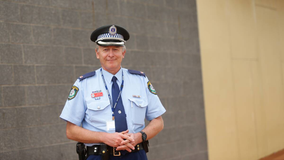 Maitland police officer in charge Chief Inspector Glenn Blain. Picture: Jonathan Carroll