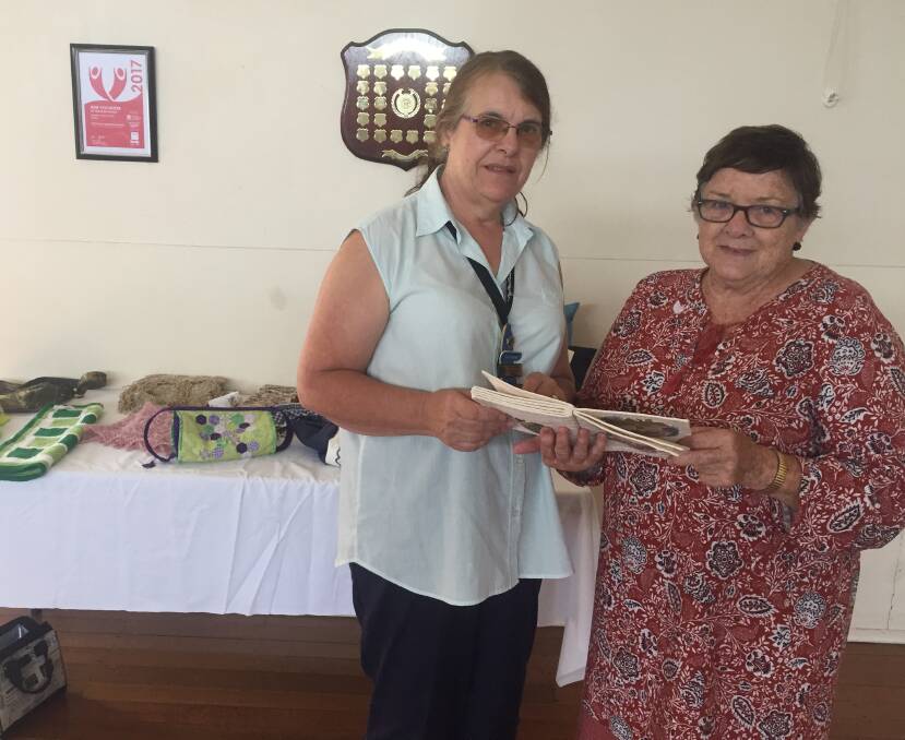 CREATIVE: East Maitland Country Women's Association publicity officer Rose Parsons and handicraft officer Helene Linsley.