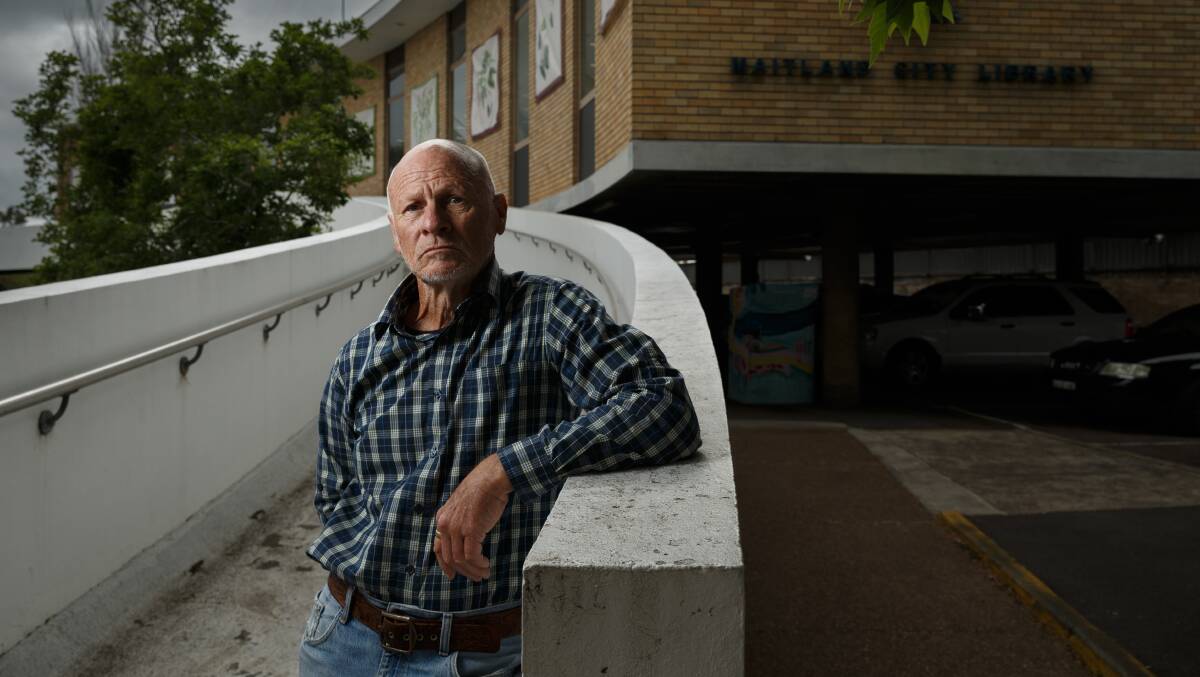 PROTEST: John Brown has quit the Friends of Maitland City Library committee after 22 years due to dealings with Maitland Council. Picture: Max Mason-Hubers