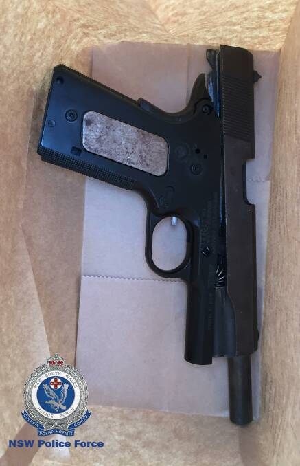A firearm seized after the raid. Picture: NSW Police