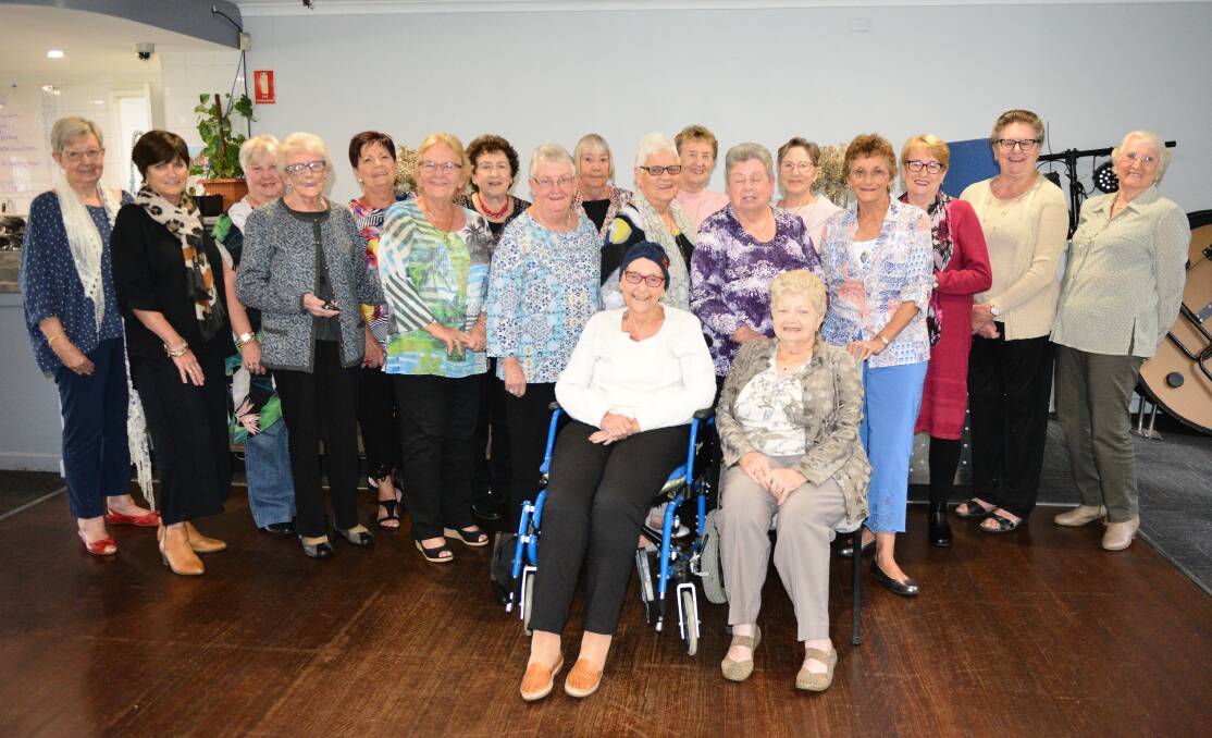 STILL LAUGHING: The social tennis group that is still going strong after 50 years. Picture: Sage Swinton