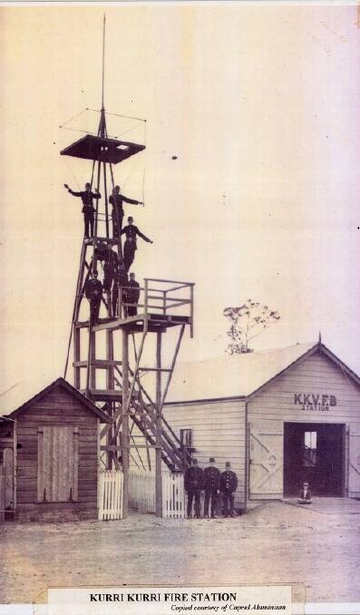 Kurri Kurri Fire Station in the early days. Picture: Coalfields Heritage Group