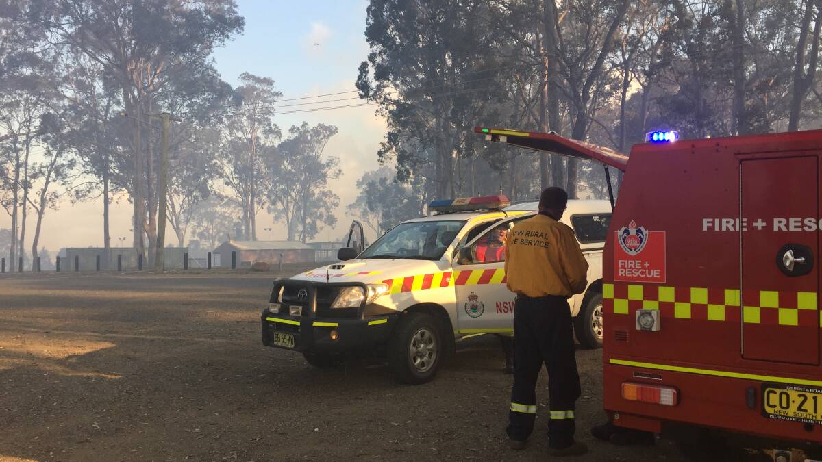 ATTACK: Fire and Rescue and RFS crews were on scene. Picture: Chad Watson