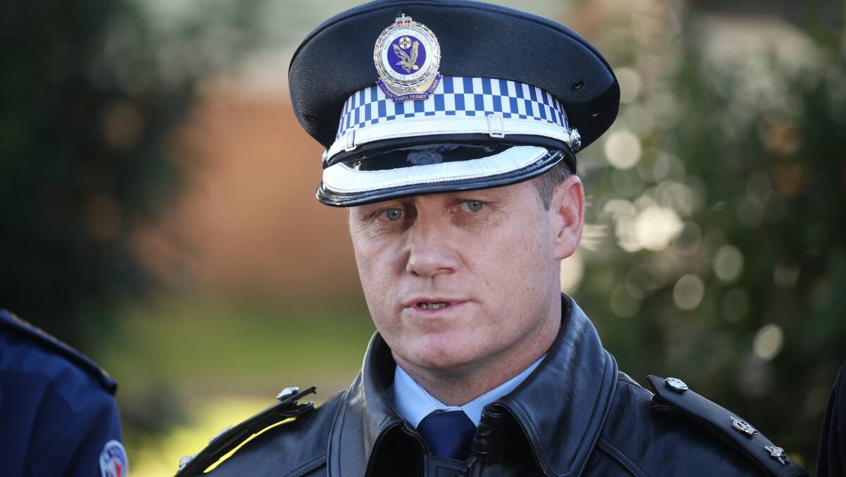 SAFETY PLEA: Hunter Valley Police District Commander, Superintendent Chad Gillies. Picture: Marina Neil