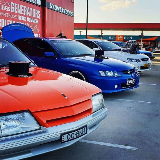 SHOW N SHINE: Some of the cars on show at one of the regular Rutherford meets which have been attracting hundreds of car enthusiasts. PICTURE: Supplied.