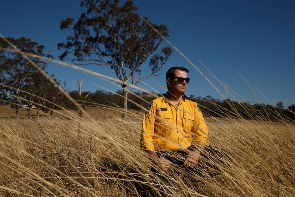 TOTAL FIRE BAN: Guy Baddock, RFS Acting Coordinator of Operational Services said the RFS is bracing for the worst possible scenario. Picture: Max Mason Hubers.