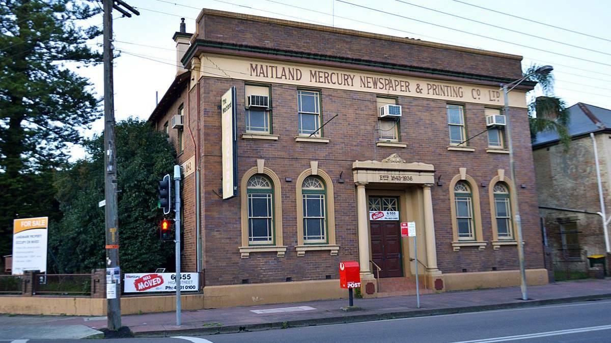 The former Maitland Mercury building at 258 High Street, Maitland. File picture.