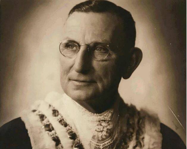 FIRST CITY LEADER: Maitland's first Mayor Mr A. S. McDonald.
