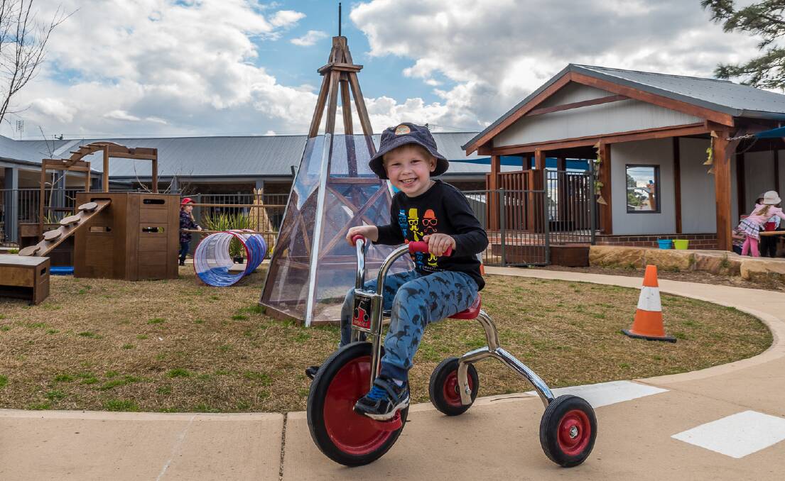 HAPPY DAYS: St Nick's early education centre at Lochinvar will hold an open day today from 3pm to 6pm. Picture: Supplied.