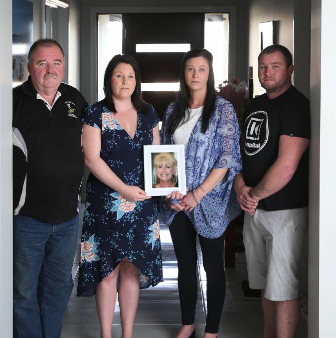 FAMILY FIGHT: The Murphy family of Rutherford will continue their fight for more palliative care funding in the Hunter in honour of their mother Fiona who died in August last year. Picture: Marina Neil.