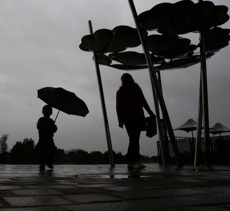 WET WINTER: It was a wet, cold and miserable day in Maitland yesterday and more rain is on its way according to weather experts. Photograph: Jonathan Carroll.