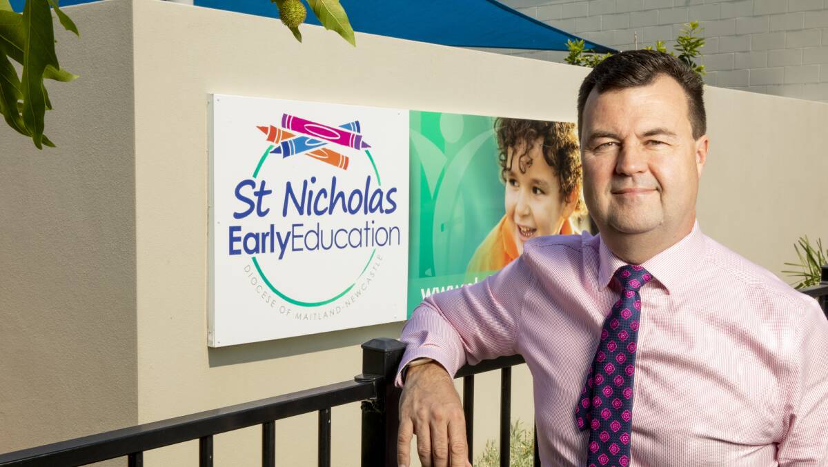 POSITIVE: Chief Executive Officer of the Catholic Diocese of Maitland-Newcastle, Sean Scanlon, has welcomed the Federal Government's child care announcement. PICTURE: Supplied.
