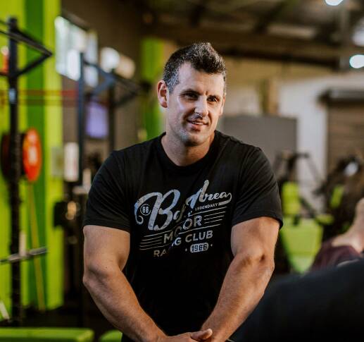 IN THE HOUSE: Adam Prowse has devised an online site for his clients so they can continue their personal training and bootcamp sessions at home. PICTURE: Supplied.